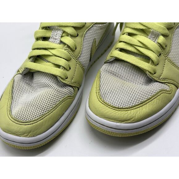 Air Jordan 1 Low Limelight Women’s Size 8 Dh9619-103 Line Green & White EUR39 - Picture 4 of 16